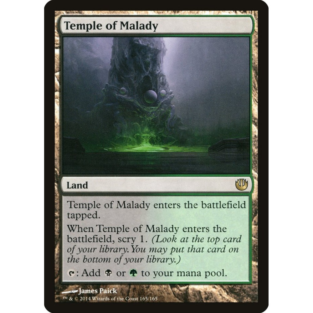 Temple of Malady rare 165 Magic the Gathering Journey into Nyx