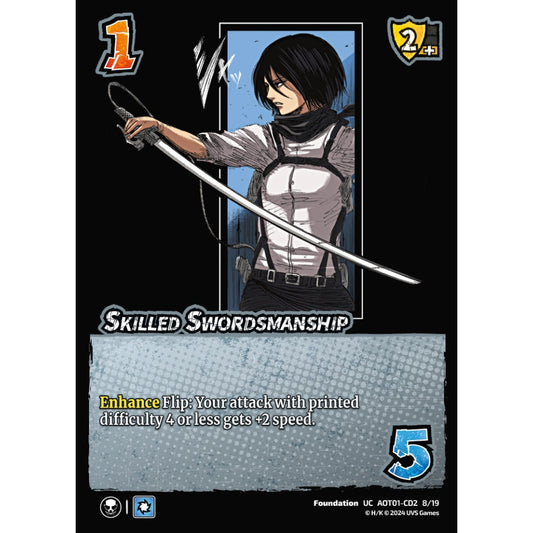 Skilled Swordsmanship, 8/19, UC, UniVersus, Attack on Titan: Battle for Humanity