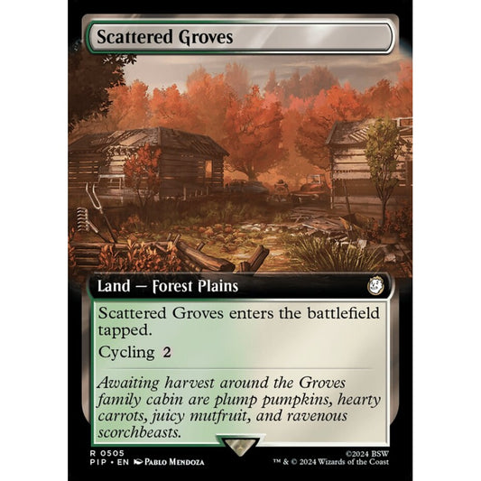 Scattered Groves rare 505 Magic the Gathering Fallout