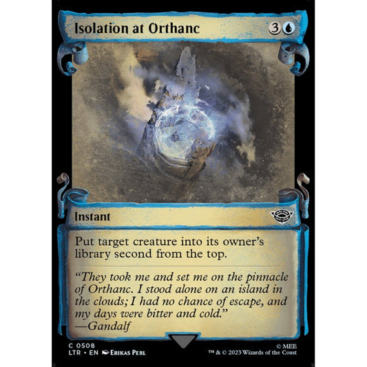 Isolation at Orthanc, common, 508, Magic the Gathering, The Lord of the Rings: Tales of Middle-earth
