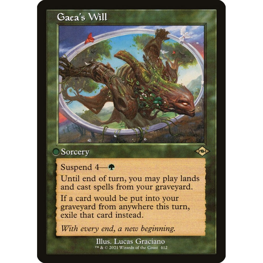 Gaea's Will rare 412 Magic the Gathering Modern Horizons 2