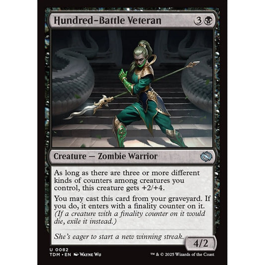 Hundred-Battle Veteran uncommon 82 Magic the Gathering Tarkir: Dragonstorm
