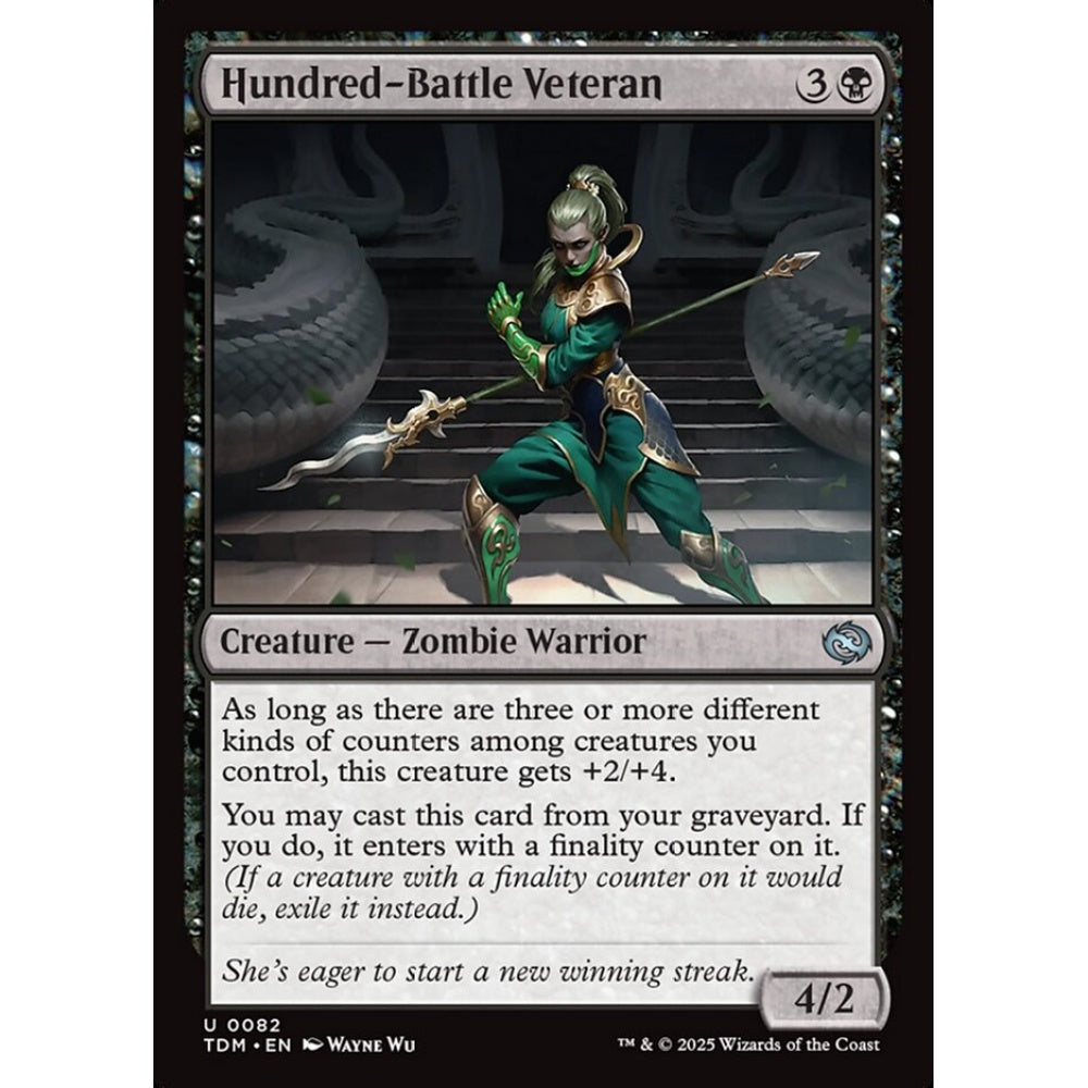 Hundred-Battle Veteran uncommon 82 Magic the Gathering Tarkir: Dragonstorm