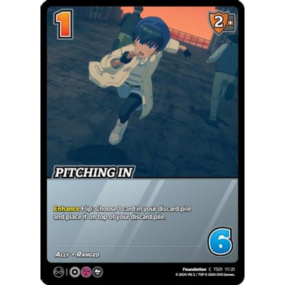 Pitching In, 17/21, C, UniVersus, Cowboy Bebop & Trigun Stampede