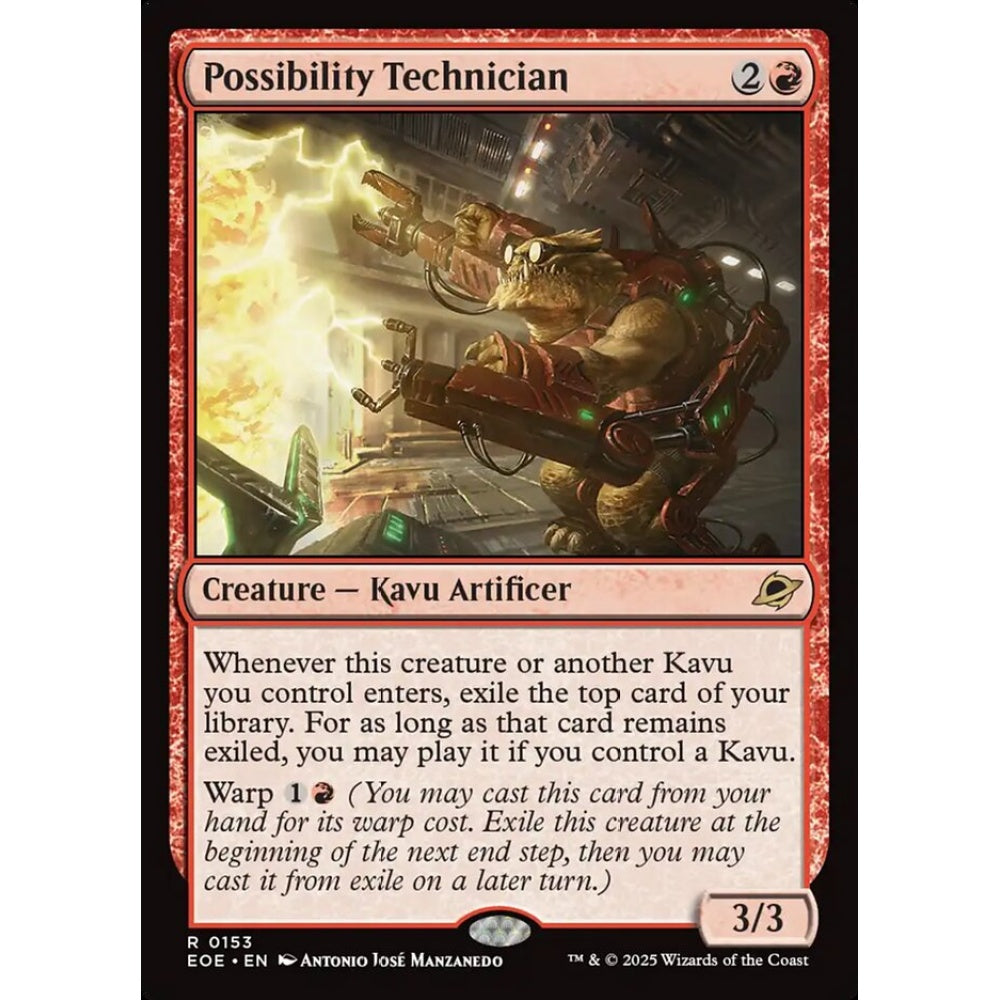 Possibility Technician rare 153 Magic the Gathering Edge of Eternities