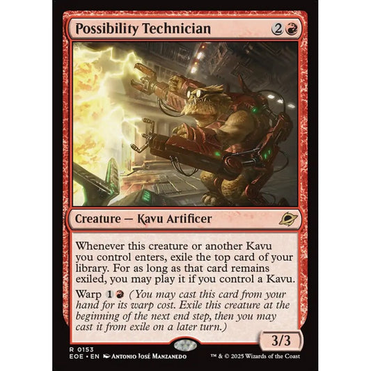 Possibility Technician rare 153 Magic the Gathering Edge of Eternities