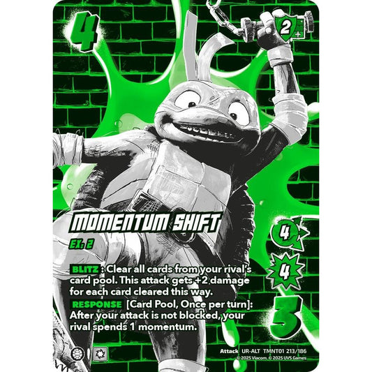 Momentum Shift 213/186 TMNT01 Universus Teenage Mutant Ninja Turtles Attack UR-ALT