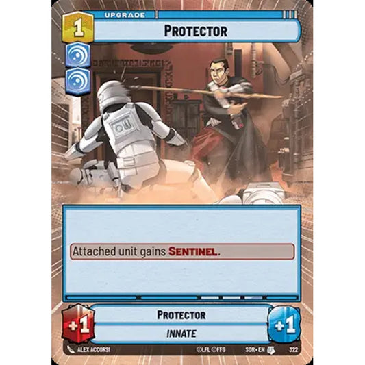 Protector, 322, U, Star Wars Unlimited, Sparks Of Rebellion