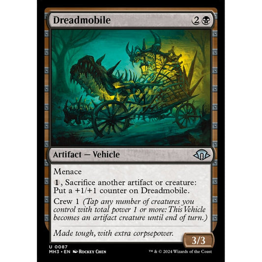 Dreadmobile, 87, uncommon, Magic: The Gathering, Modern Horizons 3