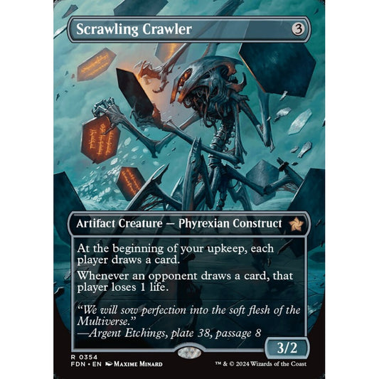 Scrawling Crawler, 354, rare, Magic: The Gathering, Foundations