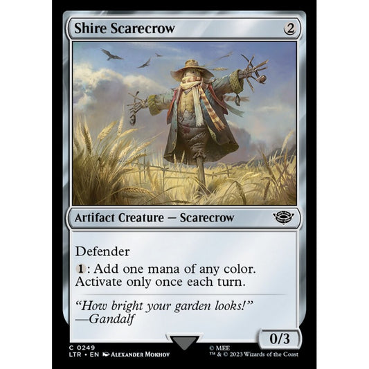 Shire Scarecrow, common, 249, Magic the Gathering, The Lord of the Rings: Tales of Middle-earth