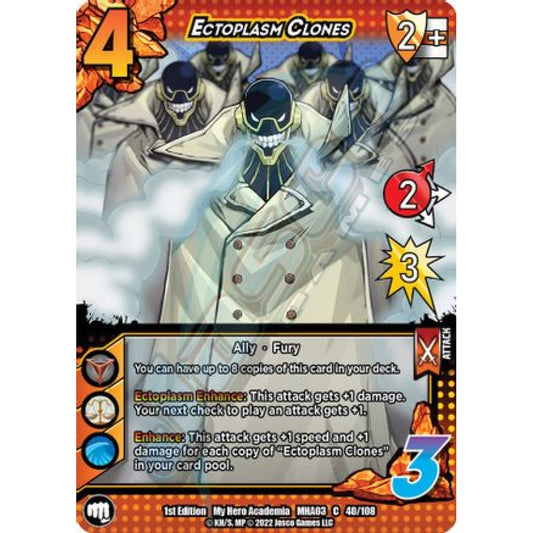 Ectoplasm Clones, 40/108, C, UniVersus, MHA03 Heroes Clash