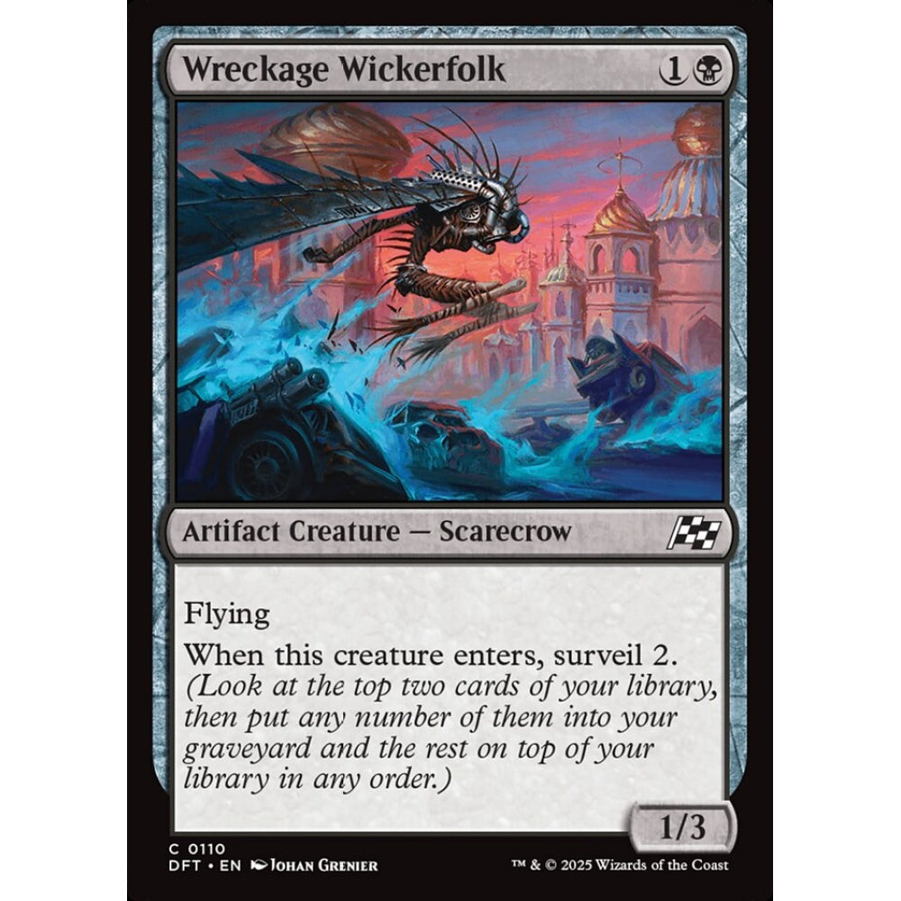 Wreckage Wickerfolk, 110, common, Magic: The Gathering, Aetherdrift