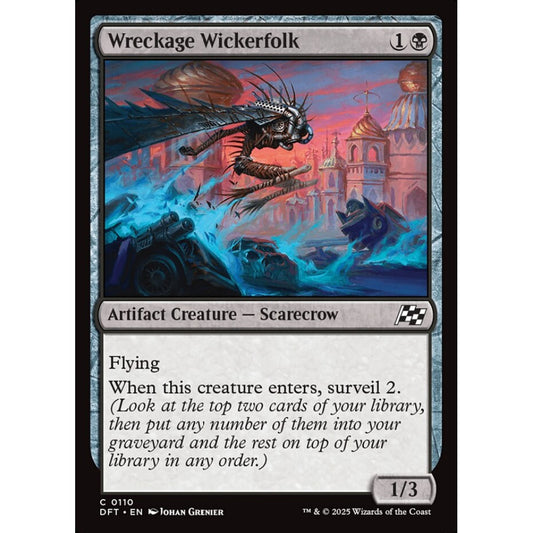 Wreckage Wickerfolk, 110, common, Magic: The Gathering, Aetherdrift