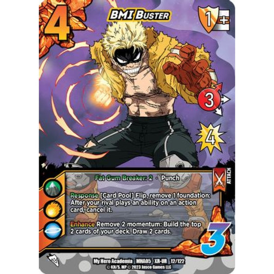BMI Buster, 12/122, XR-UR, UniVersus, MHA05 Undaunted Raid