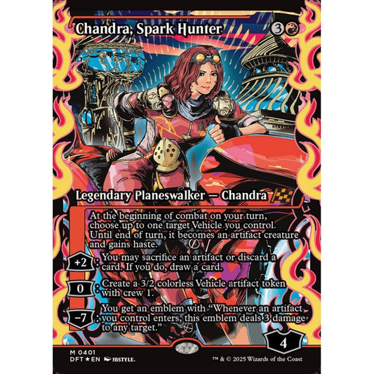 Chandra, Spark Hunter, 401, mythic, Magic: The Gathering, Aetherdrift