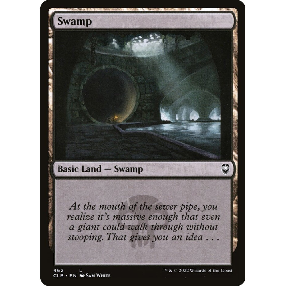 Swamp common 462 Magic the Gathering Commander Legends: Battle for Baldur's Gate