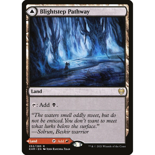 Blightstep Pathway // Searstep Pathway rare 252 Magic the Gathering Kaldheim
