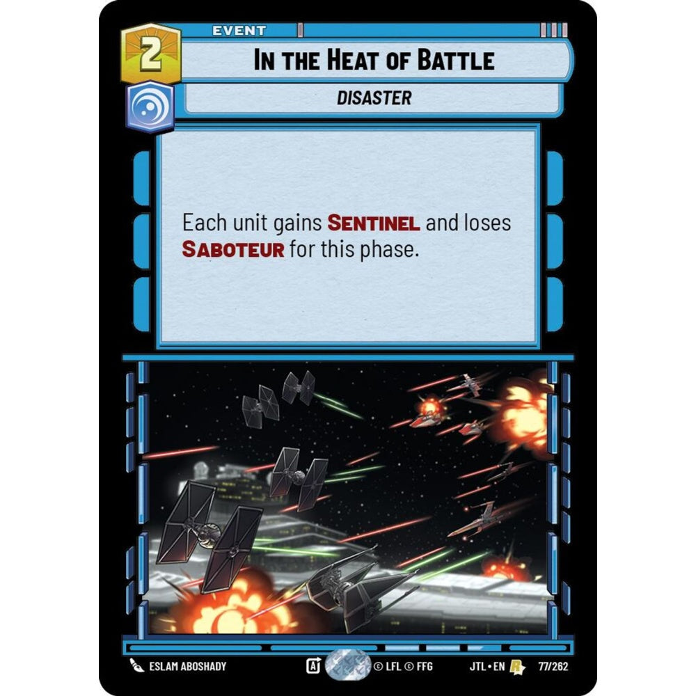 In the Heat of Battle, R, JTL 077), Star Wars Unlimited