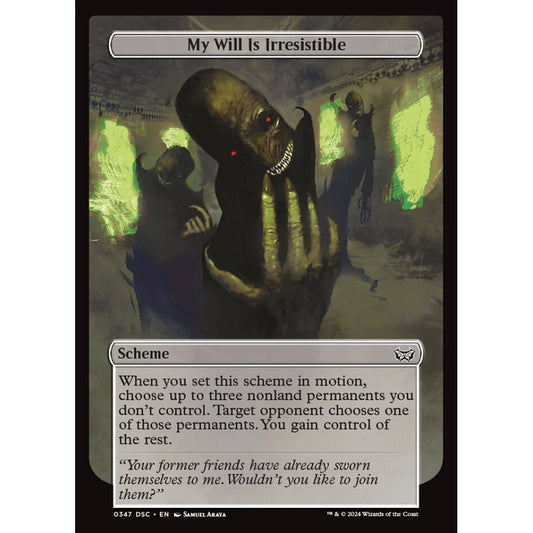 My Will Is Irresistible, 347, common, Magic: The Gathering, Duskmourn: House of Horror