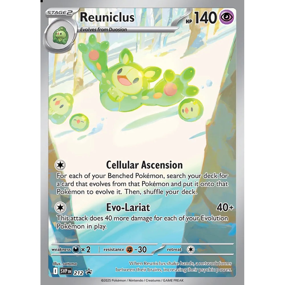 Reuniclus Promo 212 Pokemon Card Game Scarlet & Violet Promos