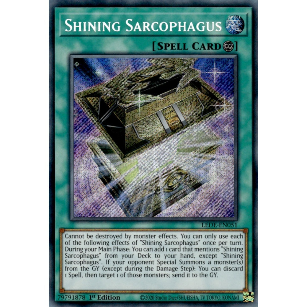 Shining Sarcophagus MP25-EN005 Starlight Starlight Rare Yu-Gi-Oh 2025 Mega-Pack Tin in Art