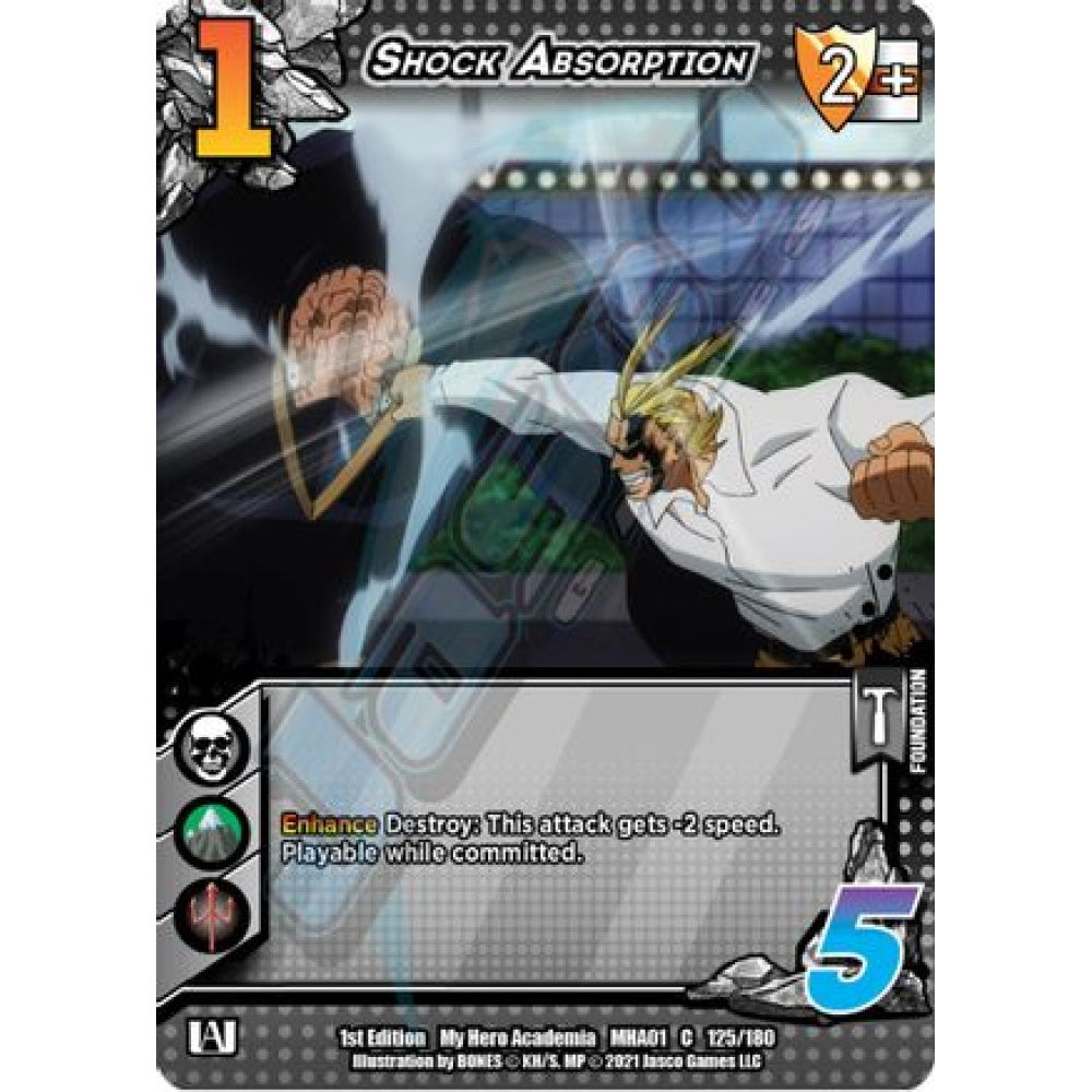 Shock Absorption, 125/180, C, UniVersus, MHA01 My Hero Academia