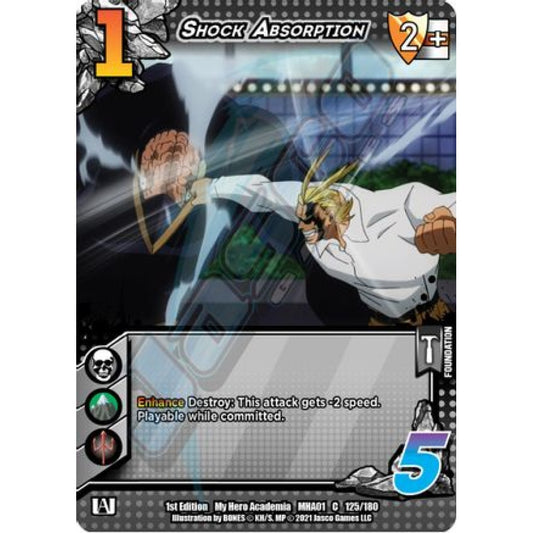 Shock Absorption, 125/180, C, UniVersus, MHA01 My Hero Academia