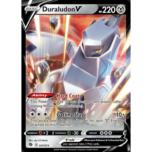 Duraludon V Double Rare 047/073 Pokemon Card Game Champion's Path