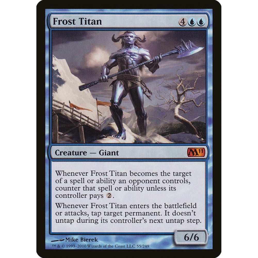 Frost Titan mythic 55 Magic the Gathering Magic 2011