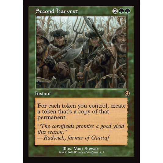 Second Harvest, 417, rare, Magic: The Gathering, Innistrad Remastered