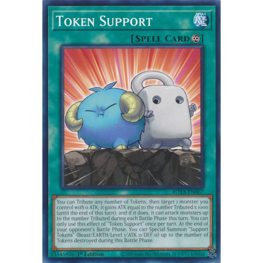 Token Support ROTA-EN067 Common Common Yu-Gi-Oh Rage of the Abyss in Art