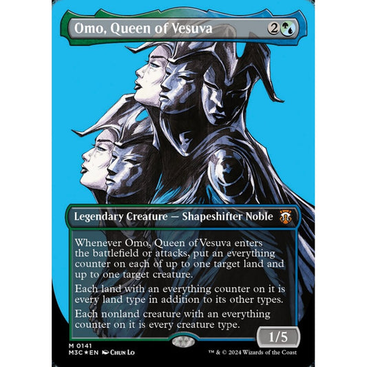Omo, Queen of Vesuva, 141, mythic, Magic: The Gathering, Modern Horizons 3
