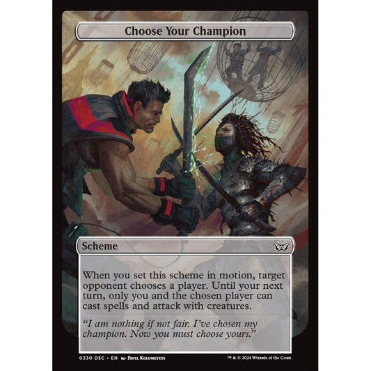 Choose Your Champion, 330, common, Magic: The Gathering, Duskmourn: House of Horror