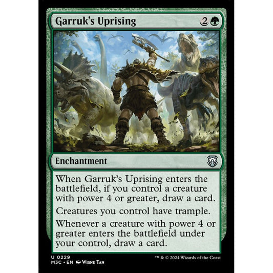 Garruk's Uprising, 229, uncommon, Magic: The Gathering, Modern Horizons 3