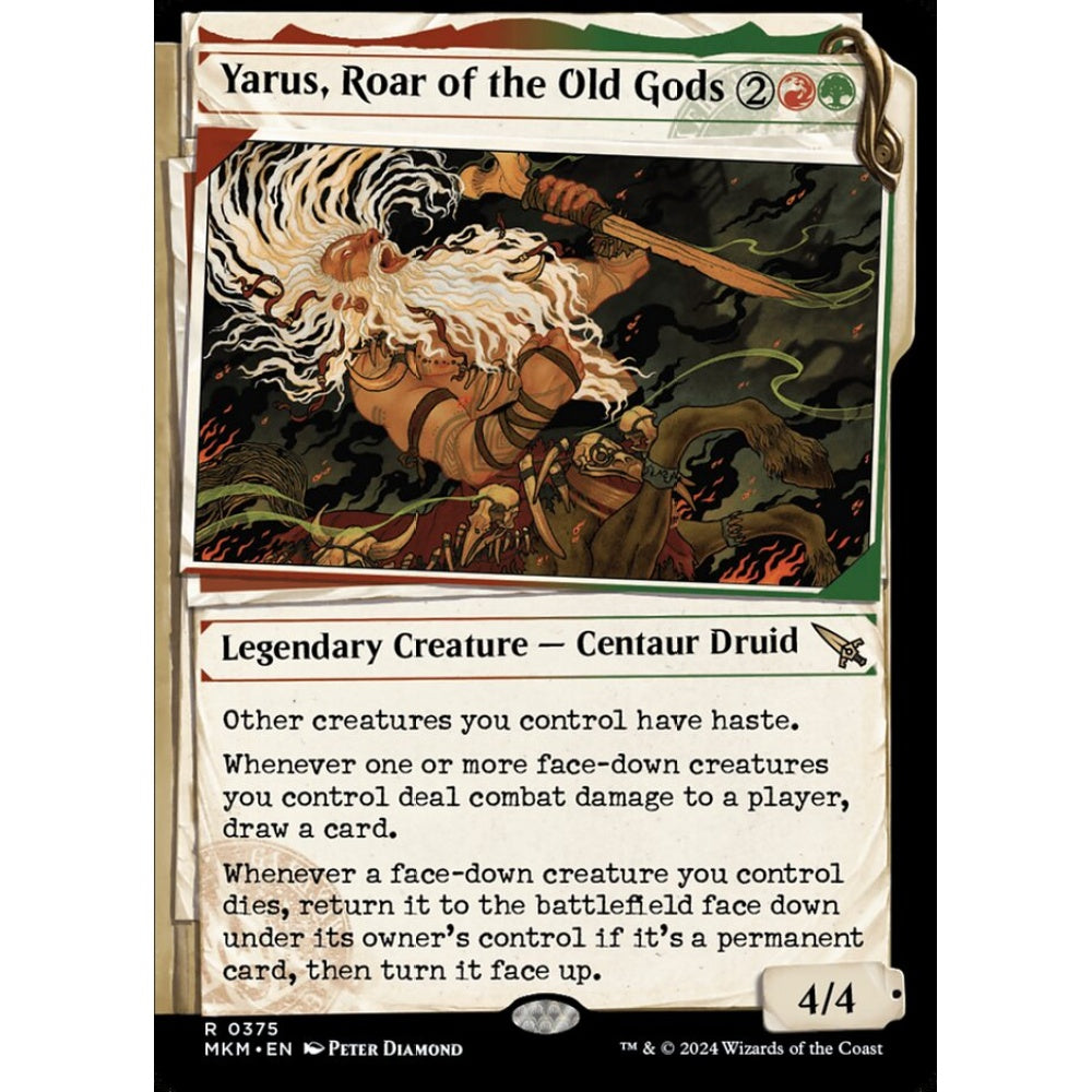 Yarus, Roar of the Old Gods rare 375 Magic the Gathering Murders at Karlov Manor