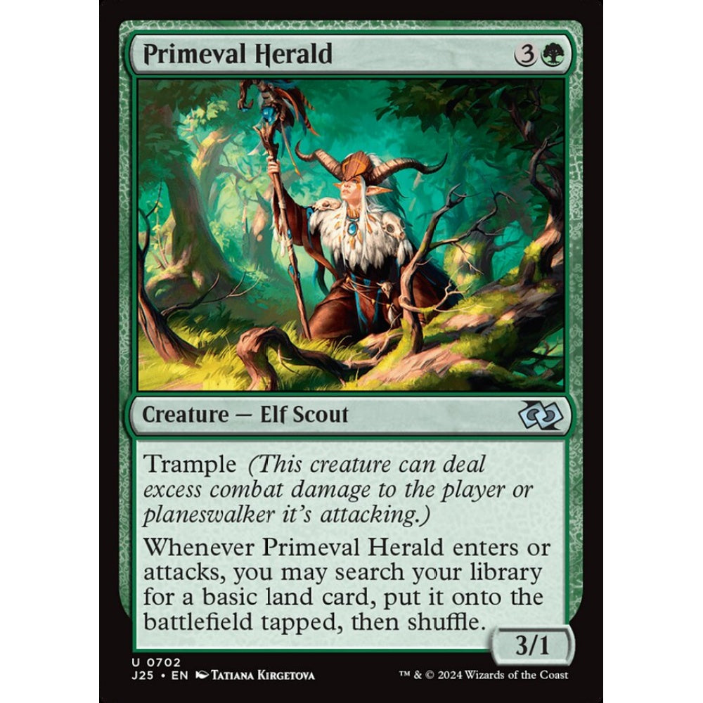 Primeval Herald, 702, uncommon, Magic: The Gathering, Foundations Jumpstart