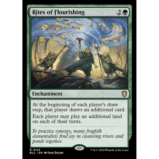 Rites of Flourishing, 122, rare, Magic: The Gathering, Bloomburrow