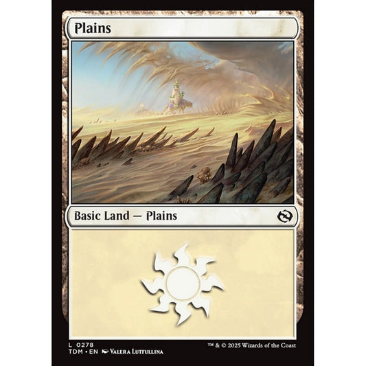 Plains common 278 Magic the Gathering Tarkir: Dragonstorm