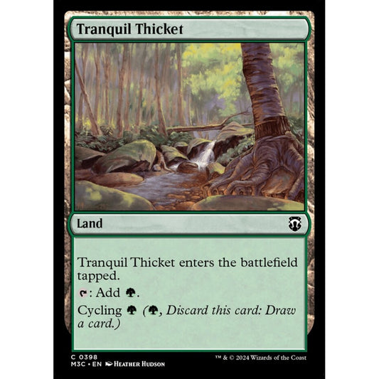 Tranquil Thicket, 398, common, Magic: The Gathering, Modern Horizons 3