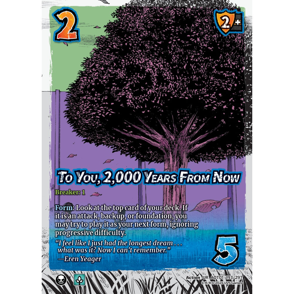 To You, 2,000 Years From Now, 193/297, UR, UniVersus, Attack on Titan: Battle for Humanity