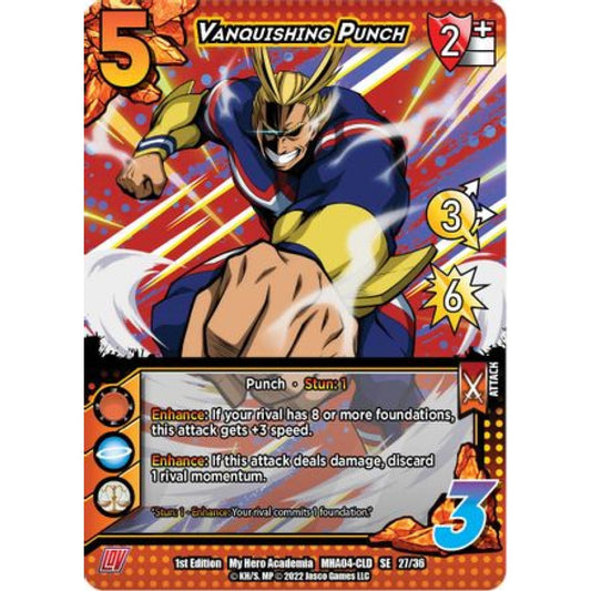 Vanquishing Punch, 27/36, SE, UniVersus, MHA04 League of Villains