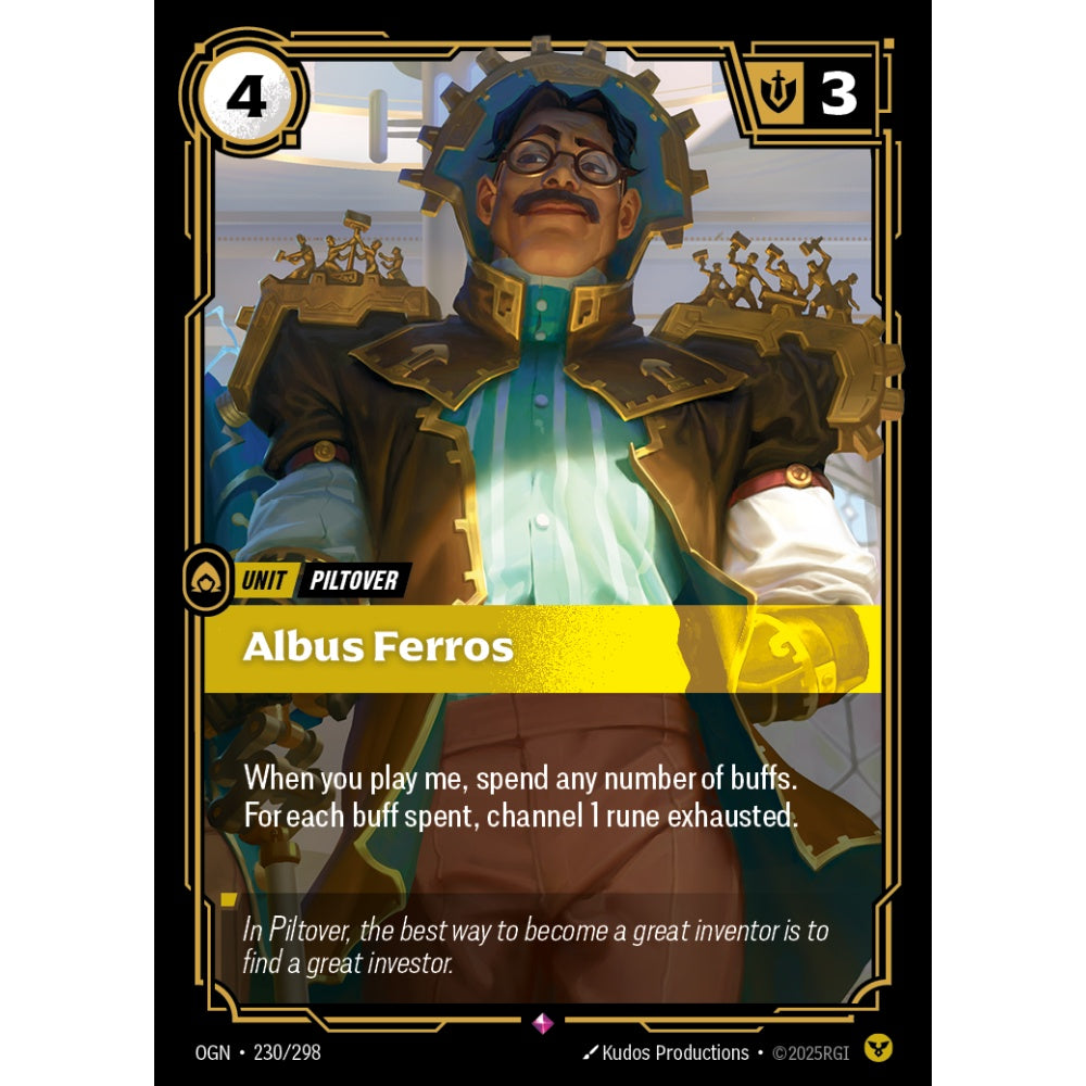 Albus Ferros OGN-230/298 Riftbound Card Game Origins Rare
