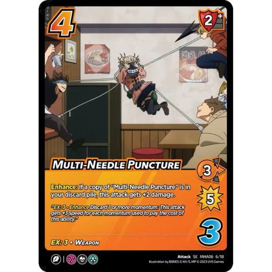 Multi-Needle Puncture, 6/18, MHA06, Universus, MHA06 Jet Burn, nan