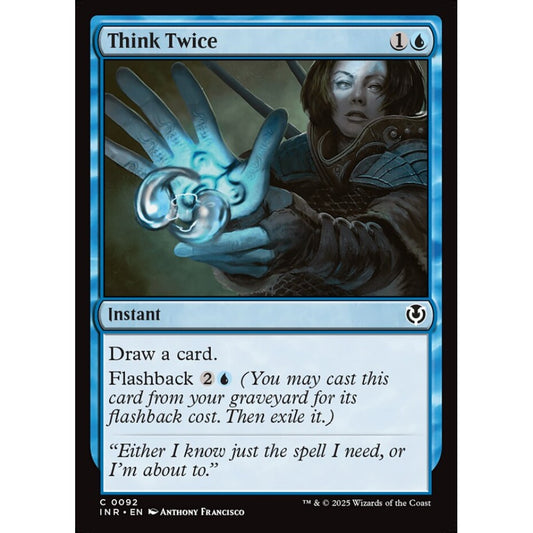 Think Twice, 92, common, Magic: The Gathering, Innistrad Remastered