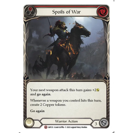 Spoils of War 1HP151 Majestic Flesh & Blood Trading Card Game History Pack 1 in Regular Art