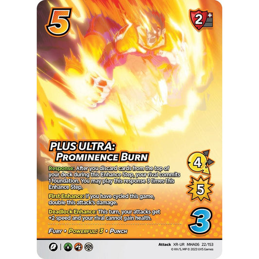 PLUS ULTRA: Prominence Burn, 22/153, MHA06, Universus, MHA06 Jet Burn, nan