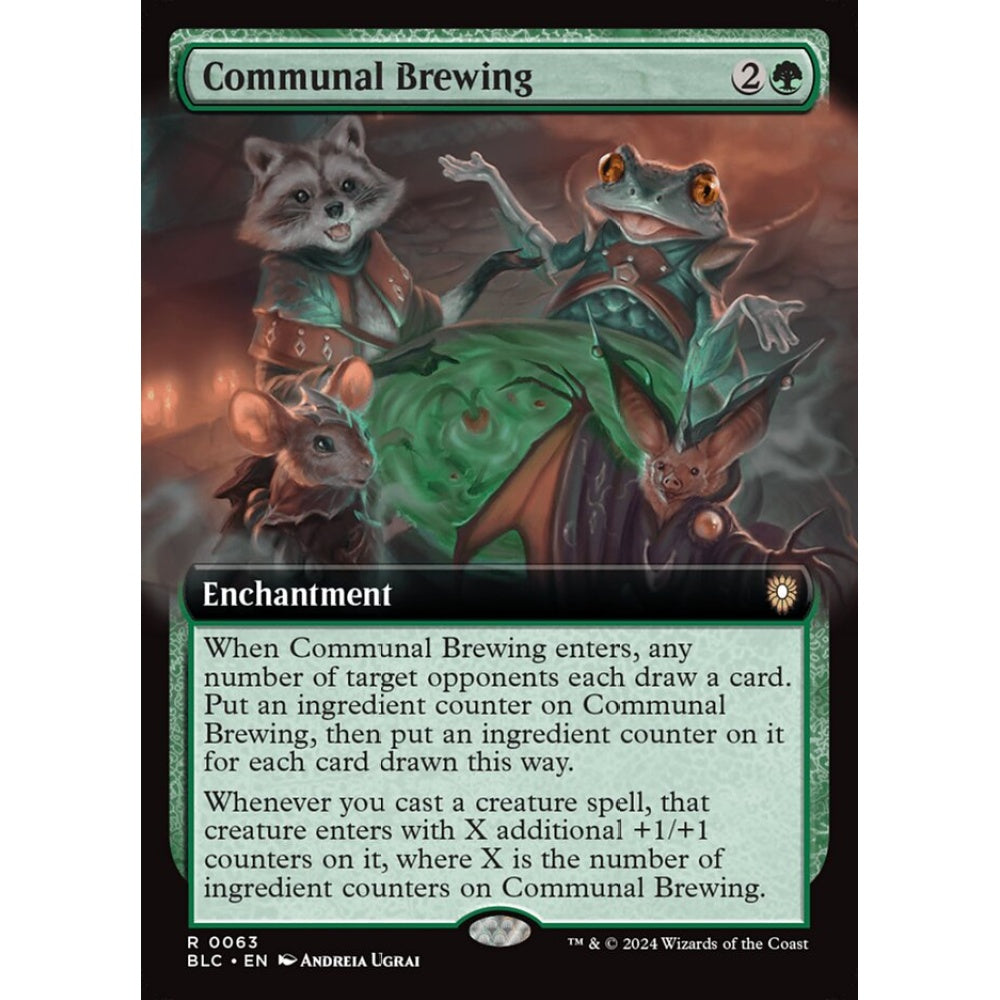 Communal Brewing, 63, rare, Magic: The Gathering, Bloomburrow Commander