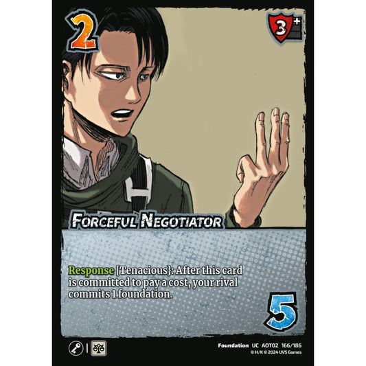 Forceful Negotiator, 166/186, AOT02, Universus, Attack on Titan: Origins of Power, Foundation, UC