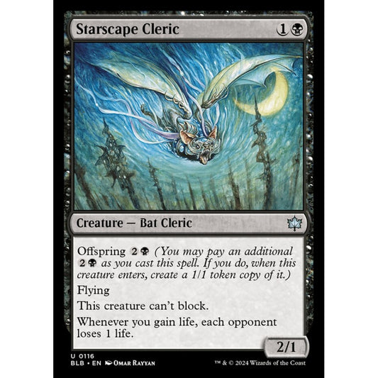 Starscape Cleric, 116, uncommon, Magic: The Gathering, Bloomburrow
